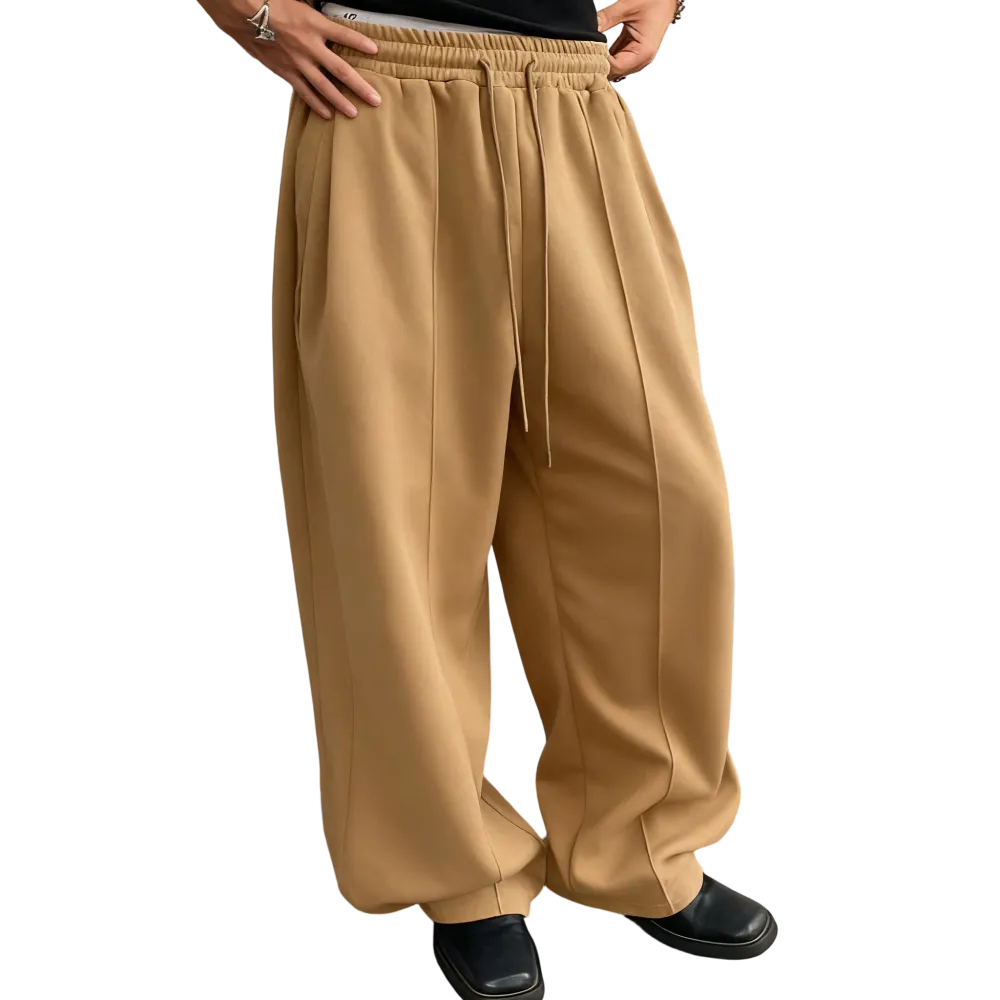 Baggy Sweatpants Drawstring Elastic with Pockets