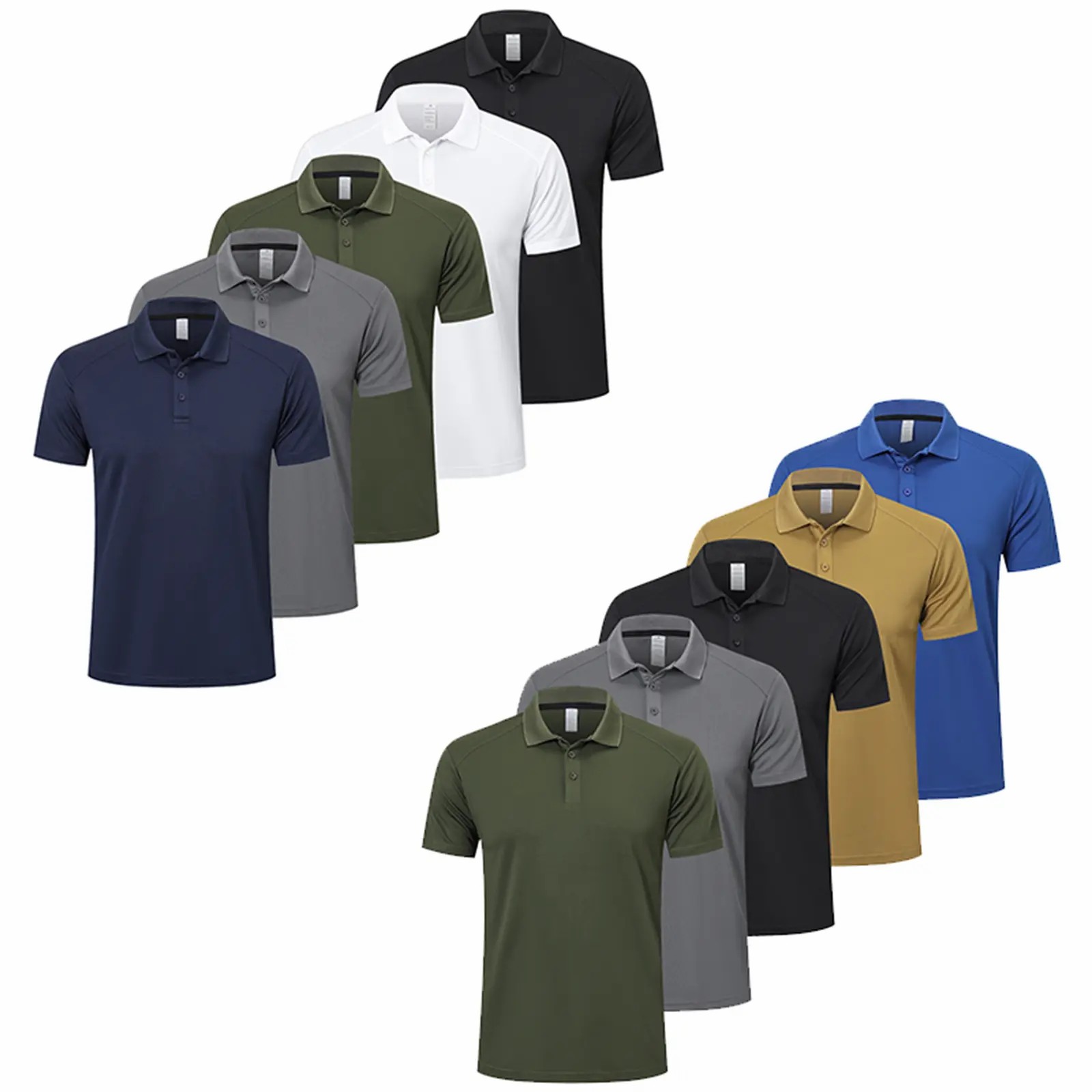 Men’s Quick-Dry Polo Shirt – Lightweight Performance Casual Tee