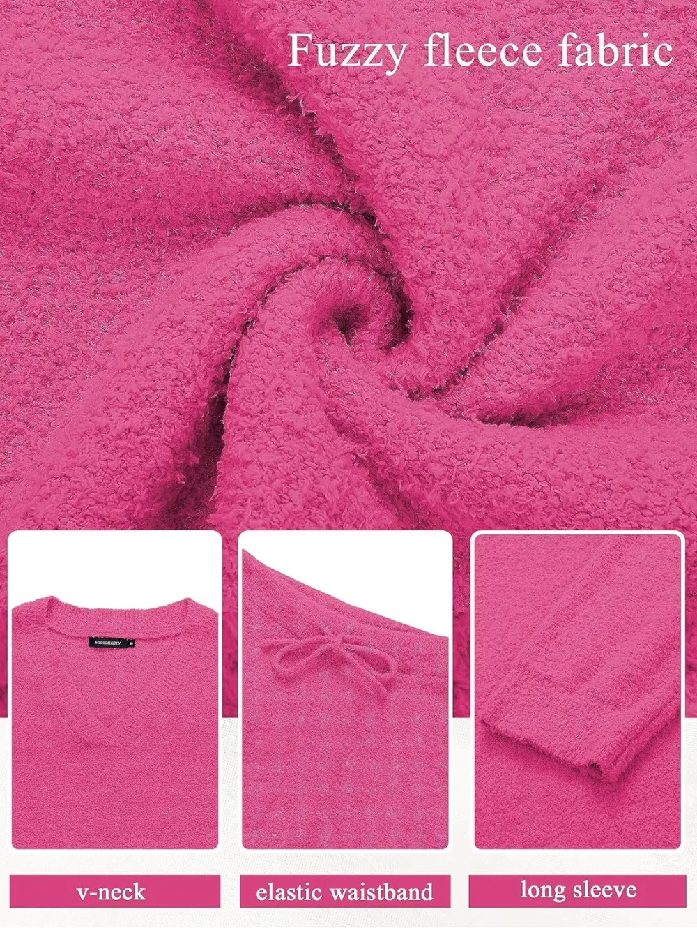 Women's Lounge Sets 2025 Fall Fashion 2 Piece Outfits Sweater Pajama Set