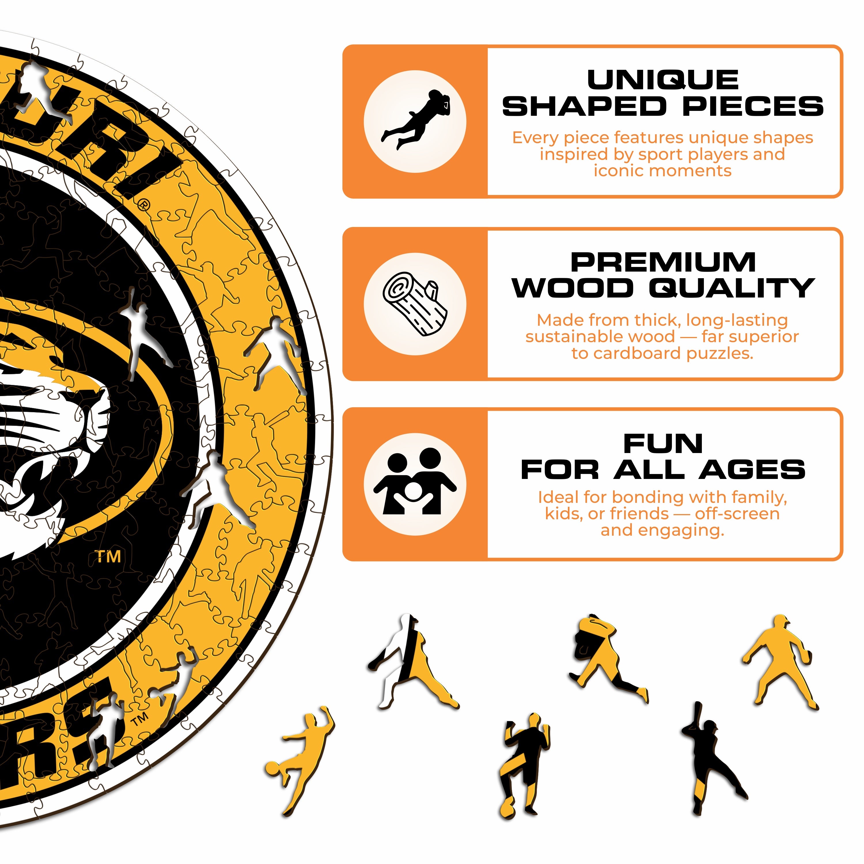 University of Missouri - Wooden Puzzle