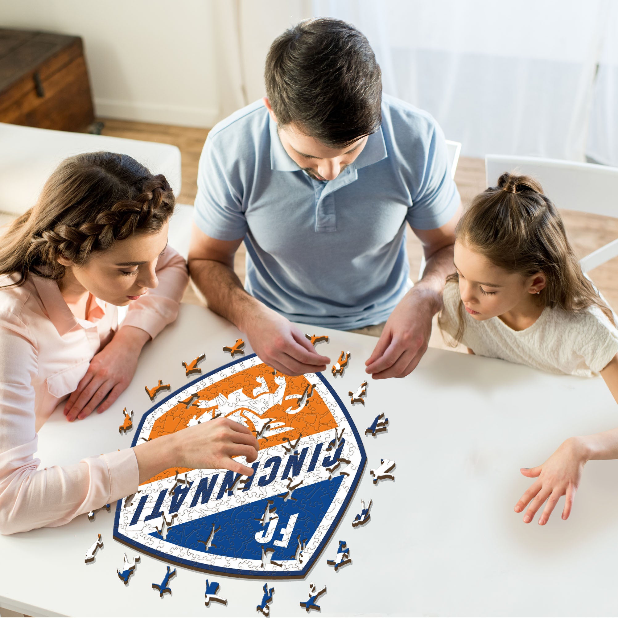 FC Cincinnati® Logo - Wooden Puzzle