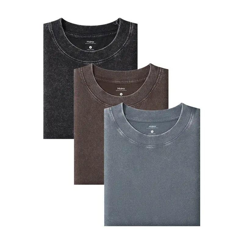 📏📏Vintage Oversized Cotton T-Shirt – Unisex Streetwear Loose Fit Tee