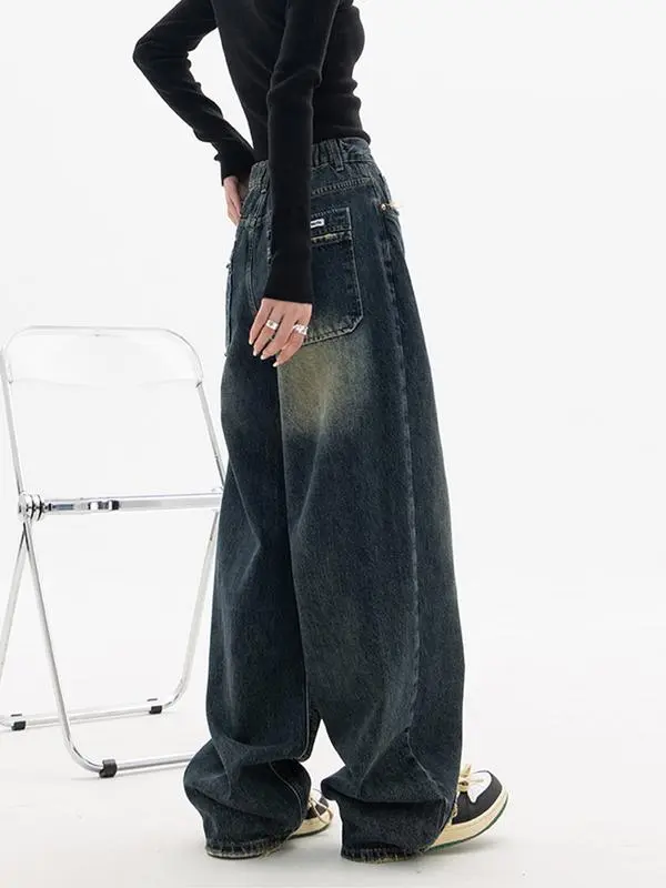 Wide Leg Baggy Jeans for Women