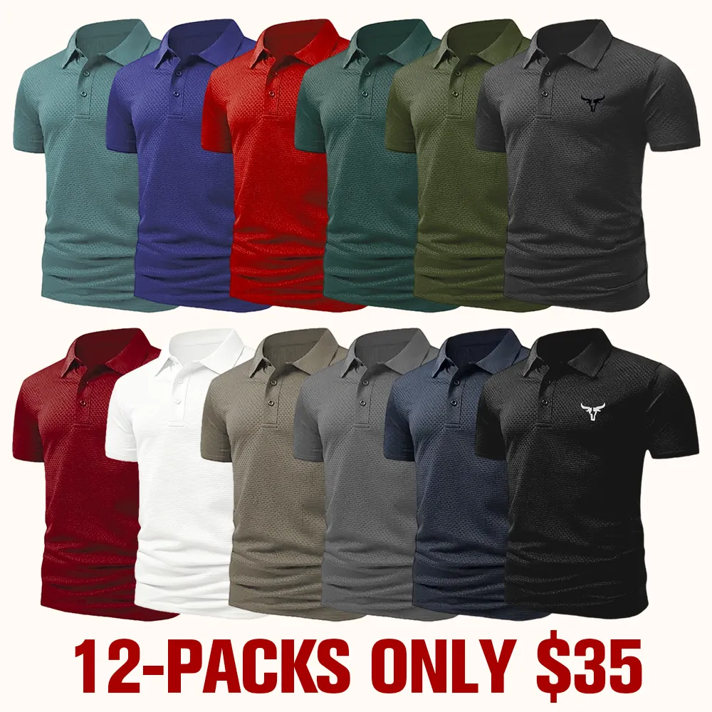 Men's high-end polo shirt
