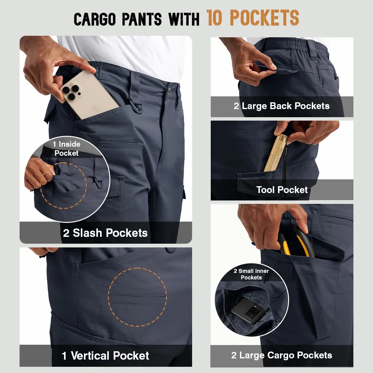 🔥Free Shipping!!!🔥Men’s Tactical Cargo Work Pants