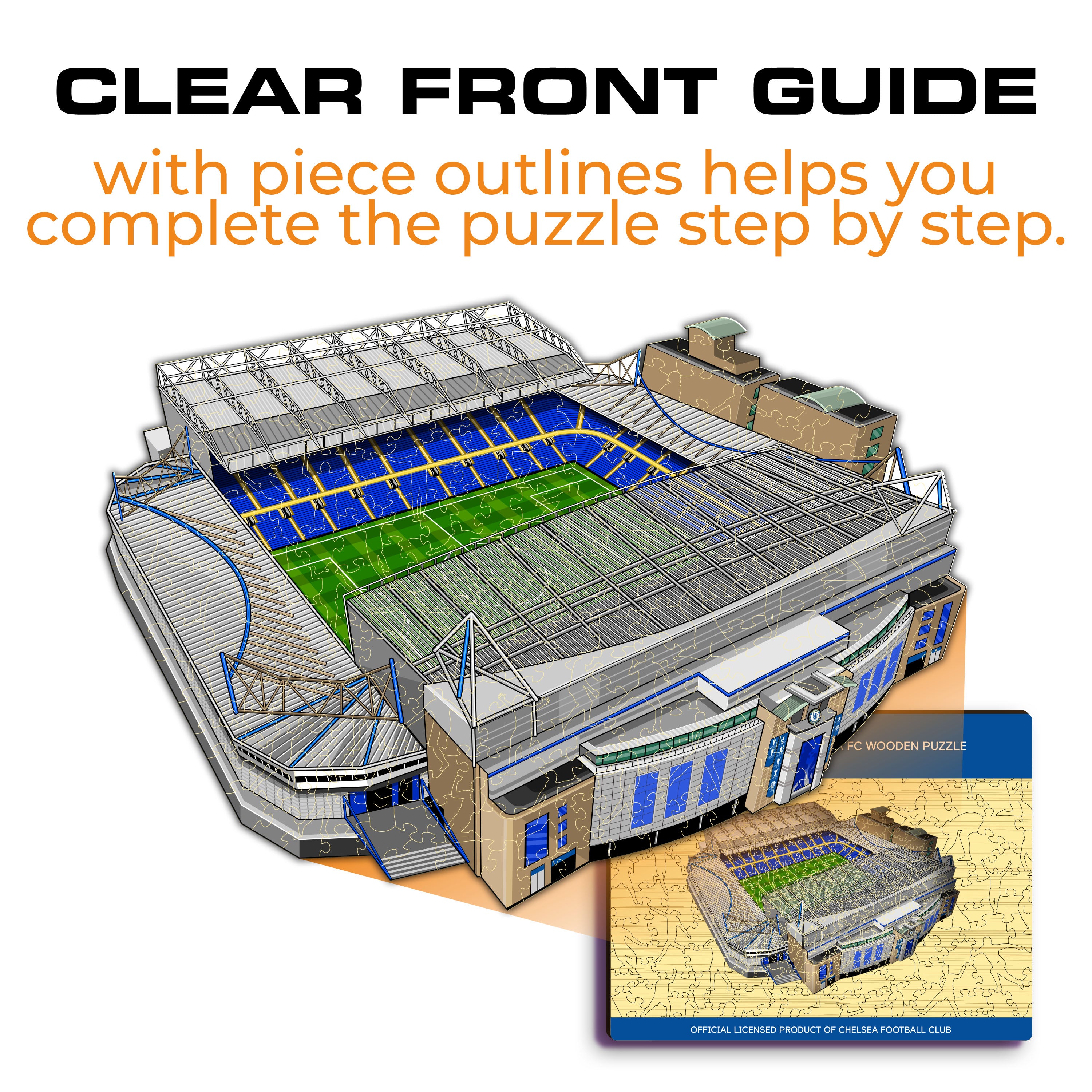 Chelsea FC® Stamford Bridge - Wooden Puzzle