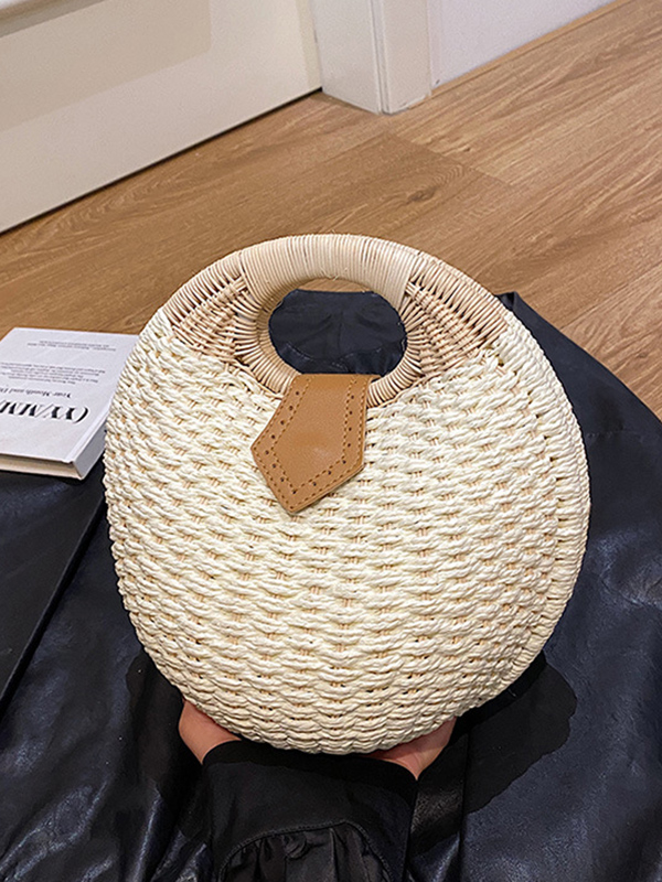 Geometric Woven Handbags