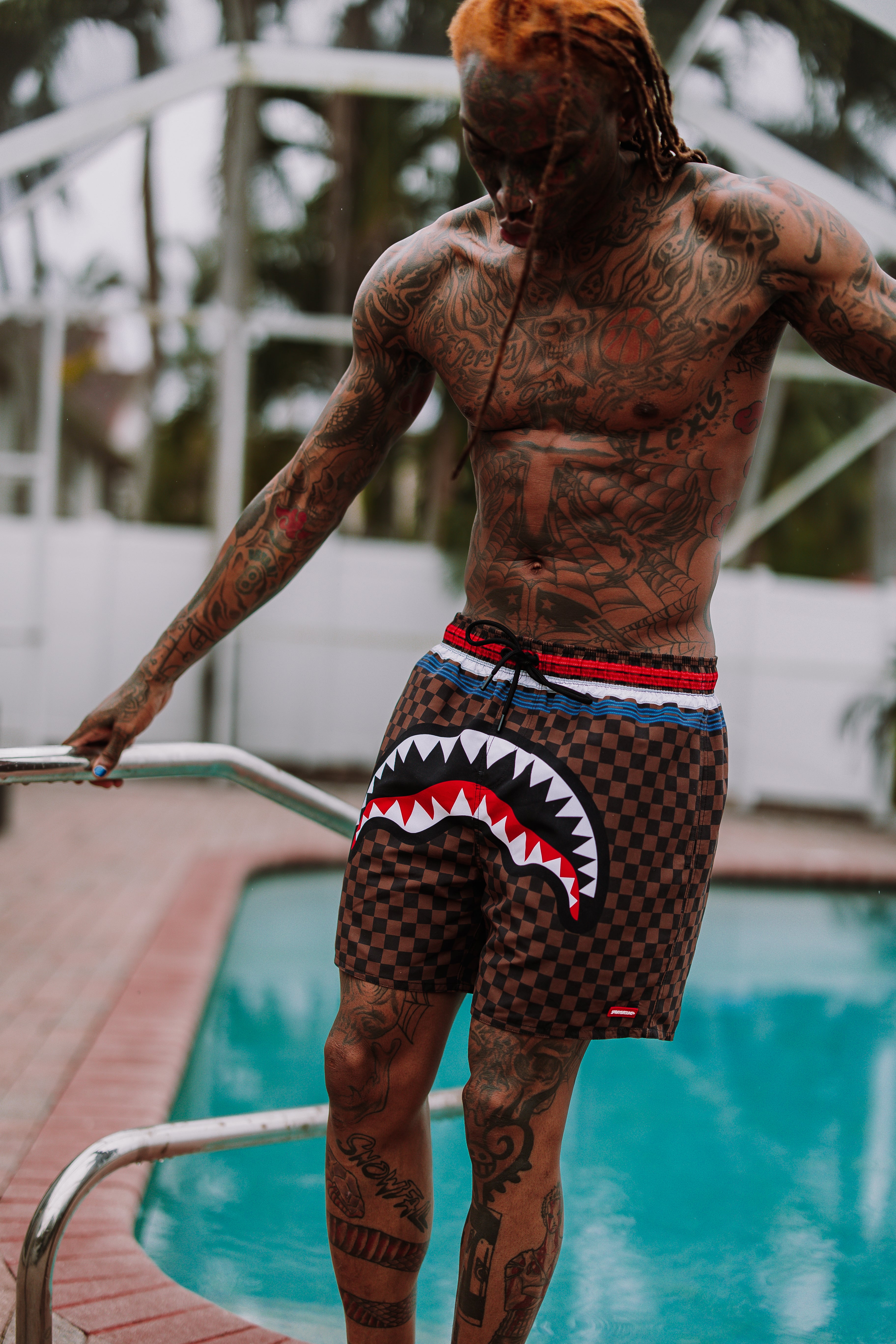 SHARKS IN PARIS GT SWIM SHORTS