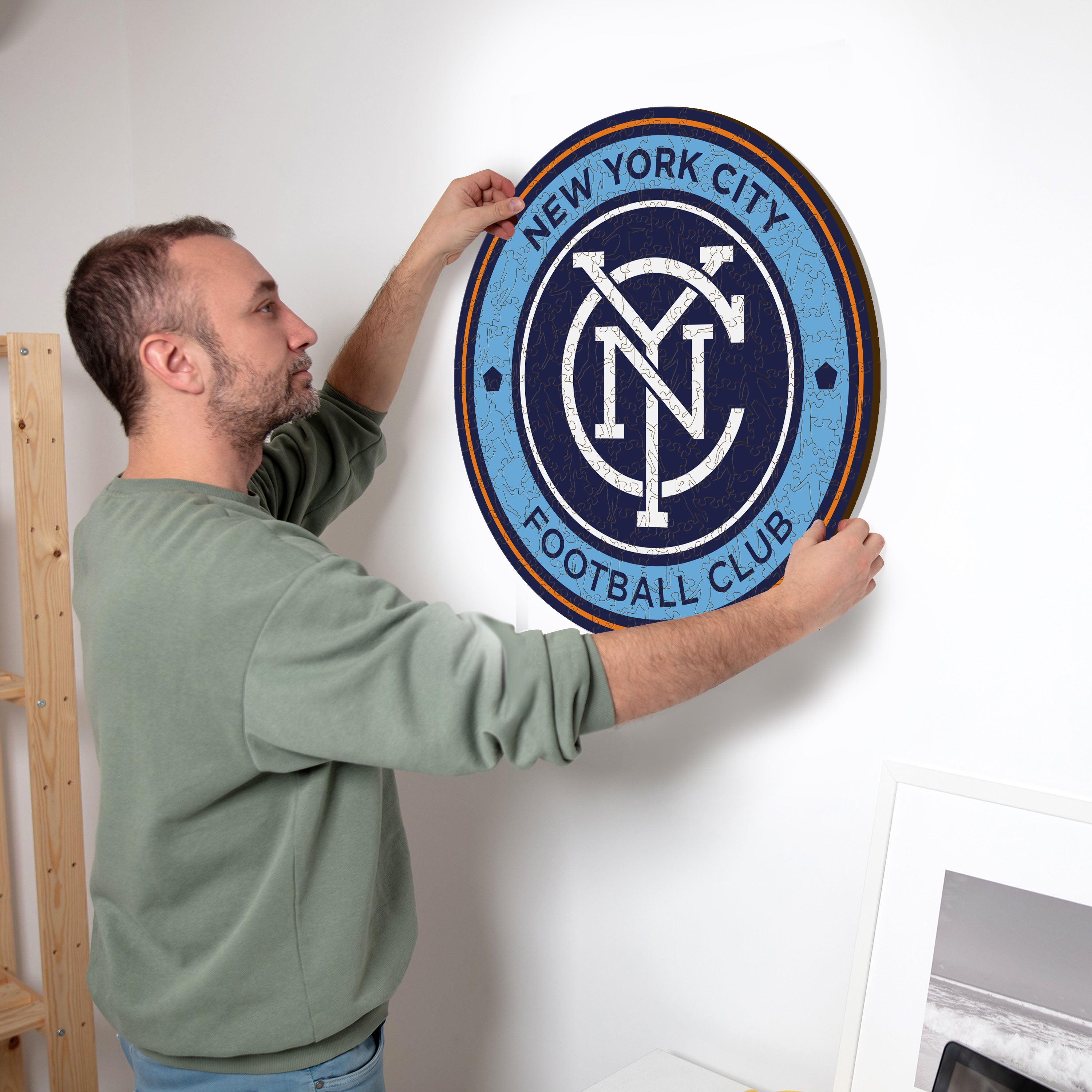 New York City FC® Logo - Wooden Puzzle