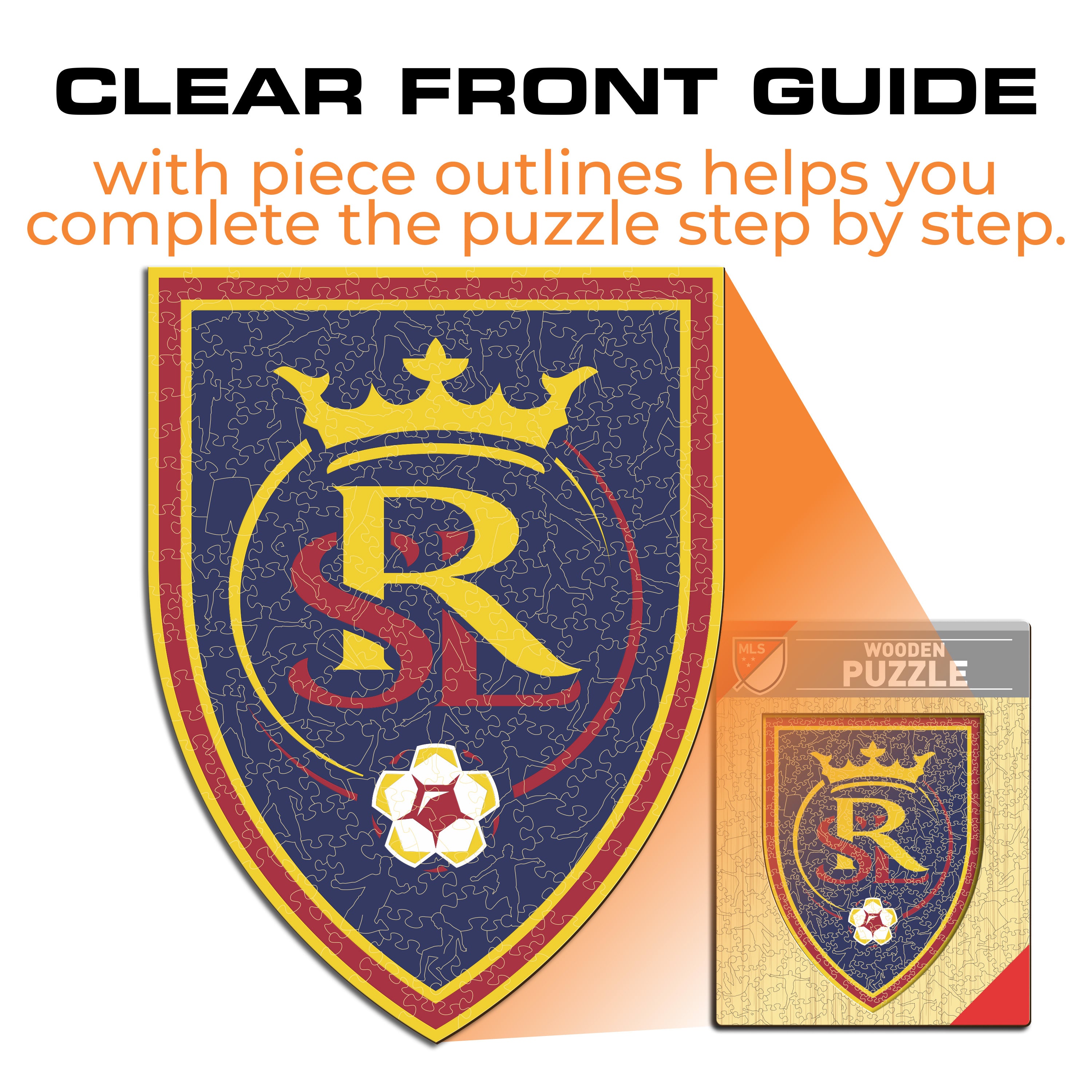 Real Salt Lake® Logo - Wooden Puzzle