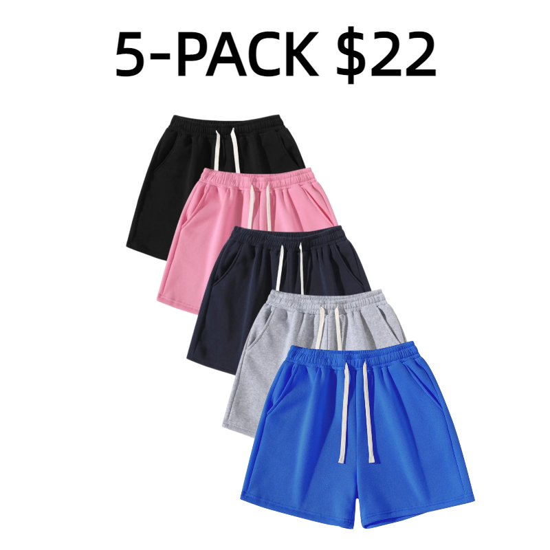 Casual Fashion Sports Commuter Versatile Loose Solid Color Shorts Fitness Summer Bottoms SpringStatements