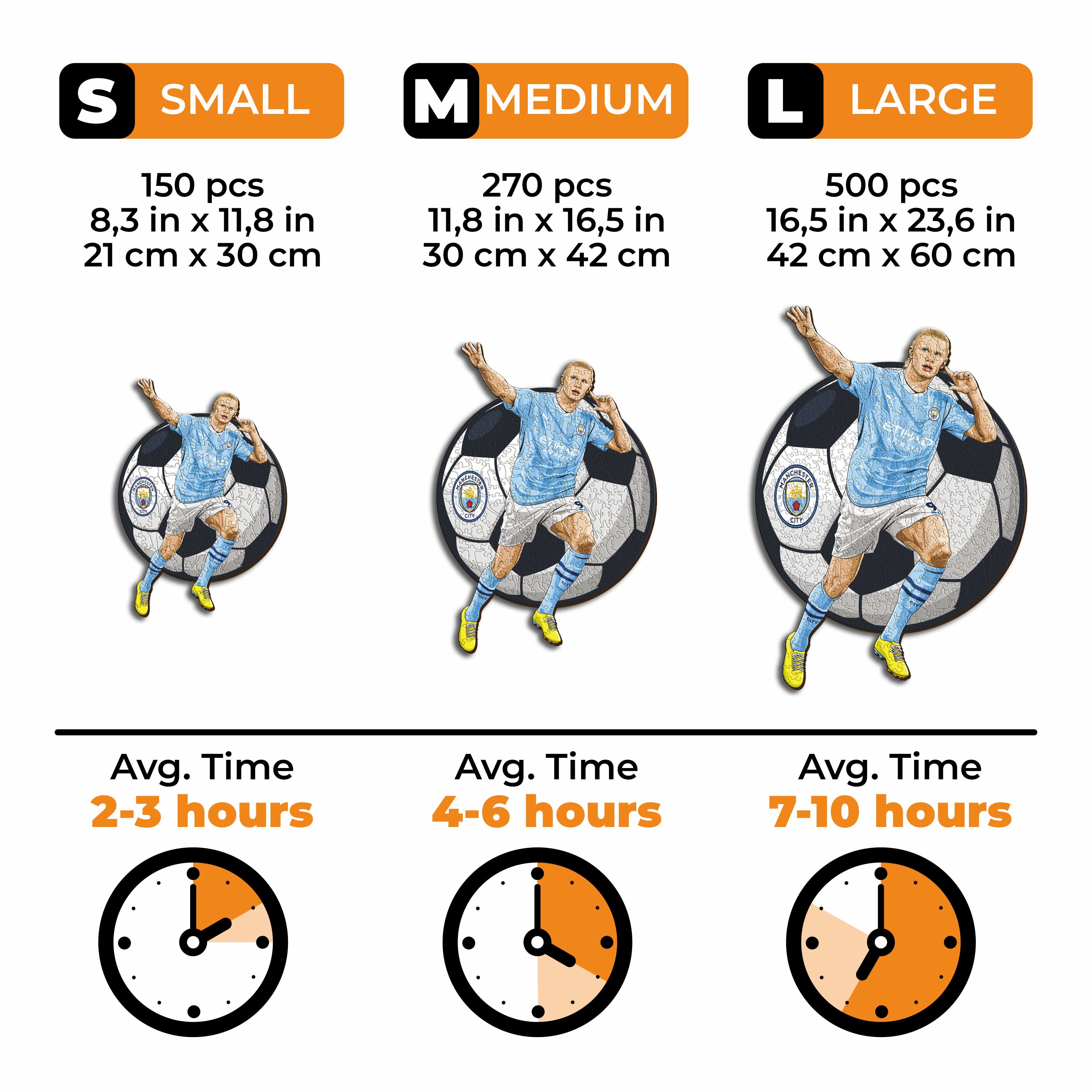 Erling Haaland - Wooden Puzzle