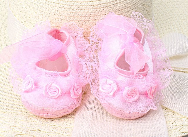 New Princess Baby Girls Cute Lace Shoes
