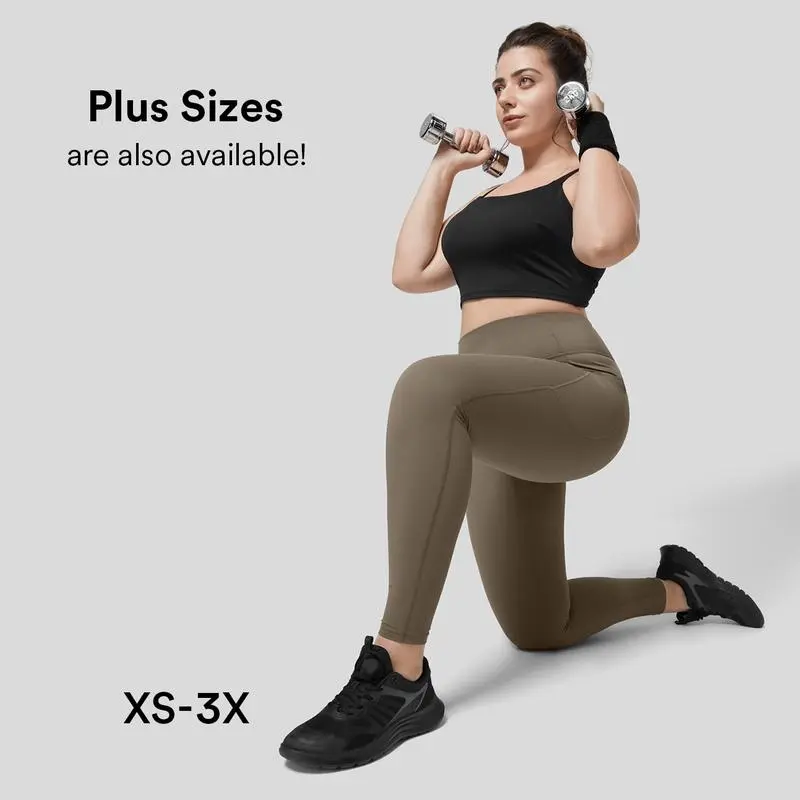 High Waisted Tummy Control Pocket Shaping Training Leggings