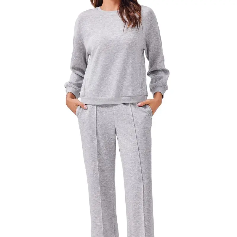🔥Women's Casual Two-Piece Long-Sleeve Sweatshirt Set🔥
