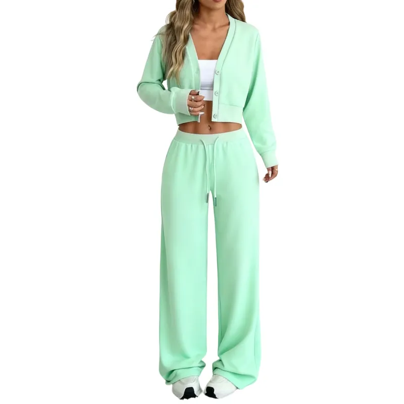 Women's Long Sleeve Jacket & Pants Set