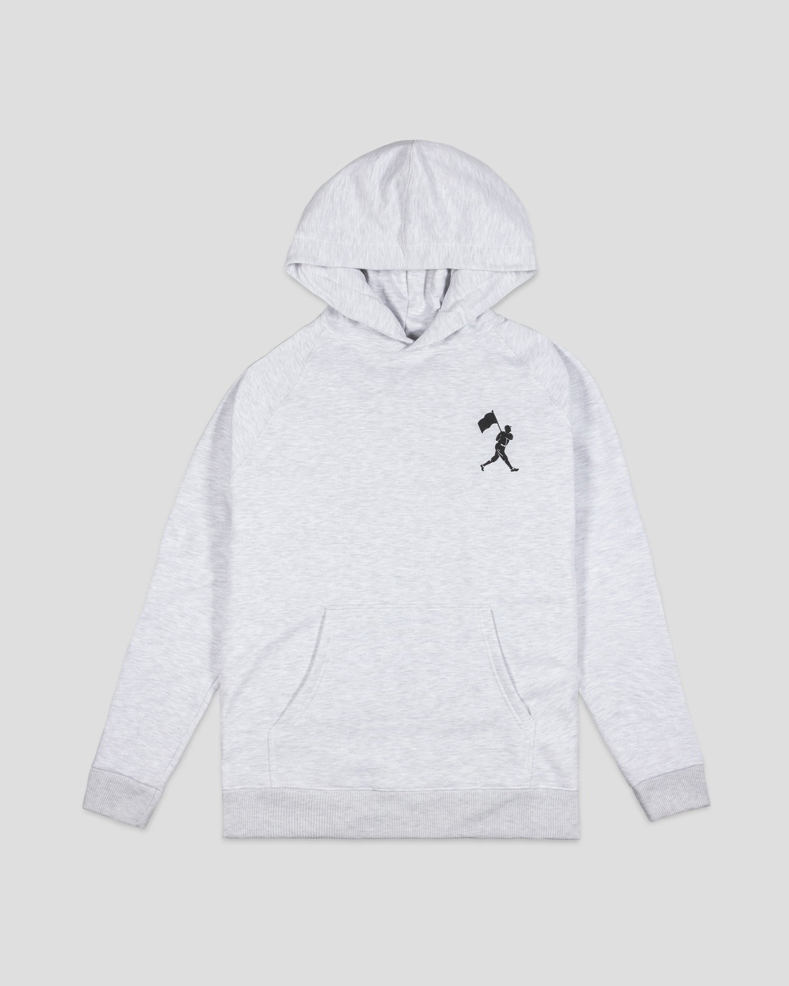 Branded Hoodie (Heather White) - Youth