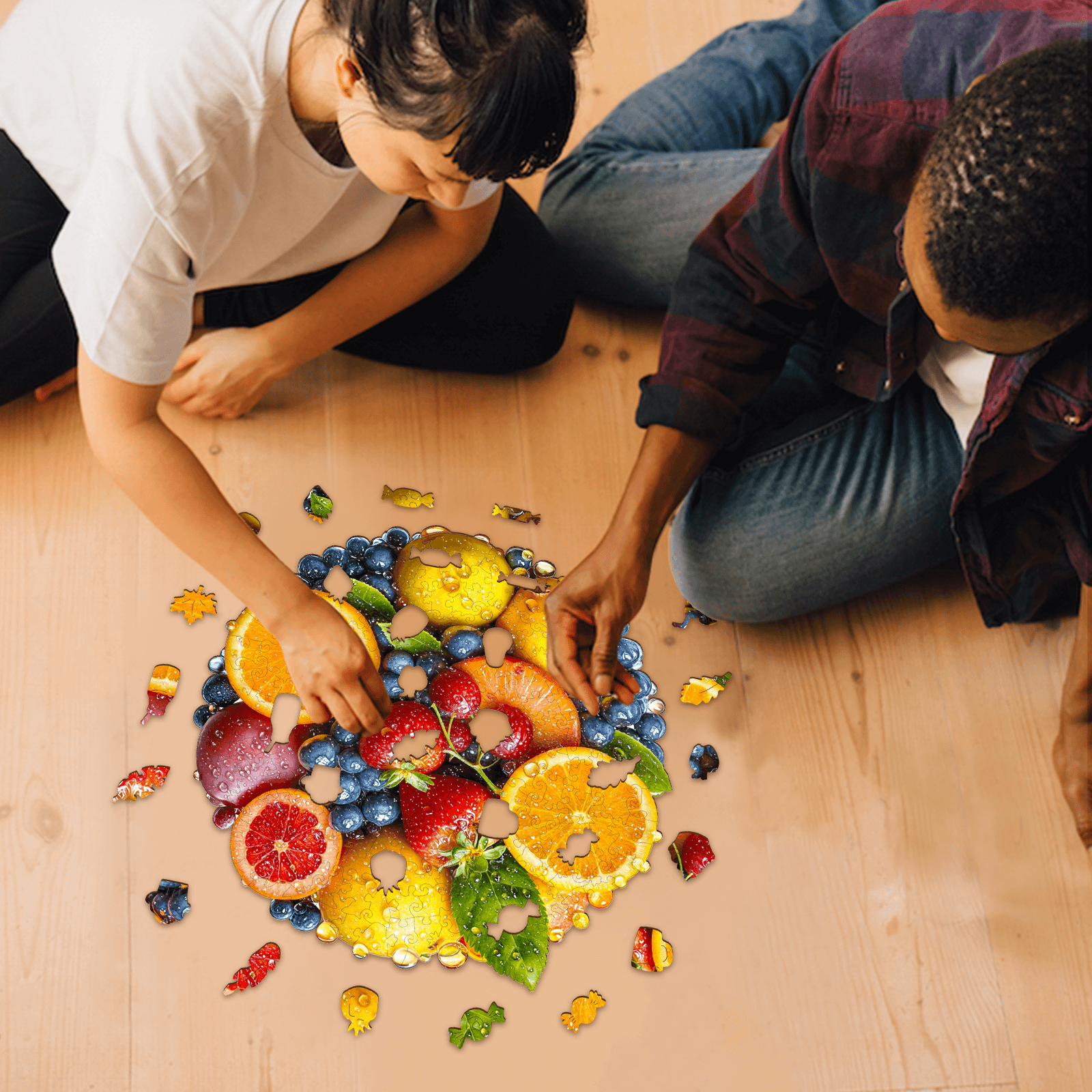 Colorful fruit Wooden Jigsaw Puzzle