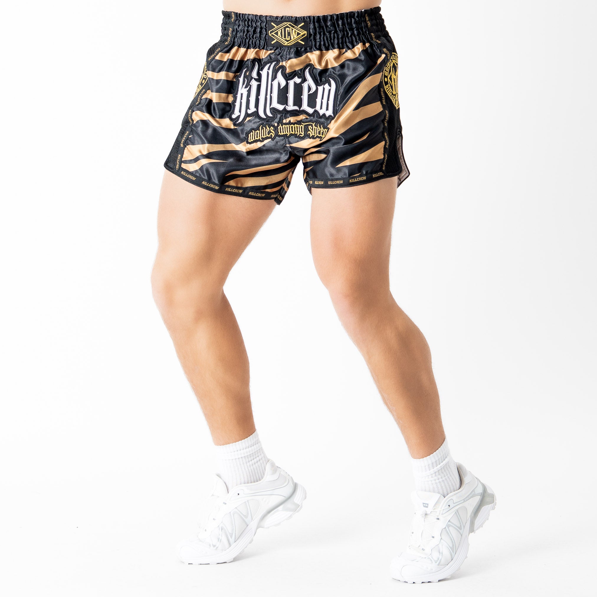 MUAY THAI FIGHT SHORTS - GOLD