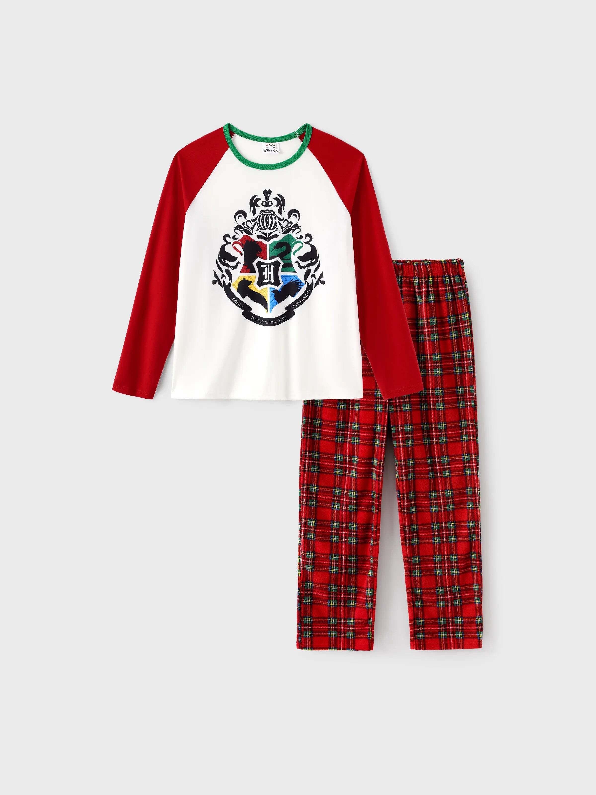 Christmas Family Matching Fleece Pajamas Set with Christmas Socks Red