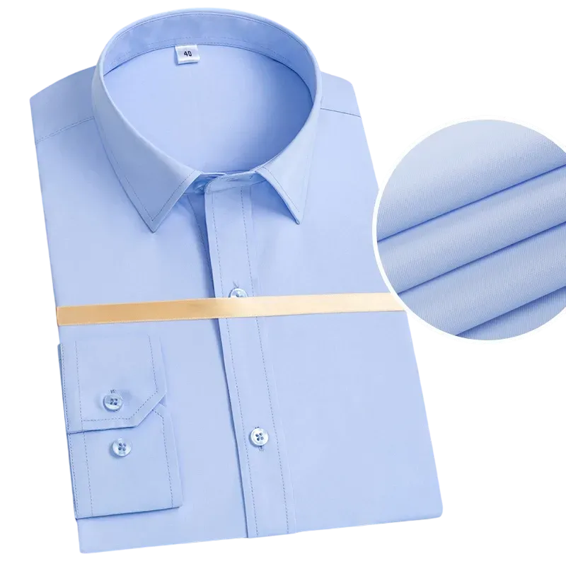 Business Shirt Men'S Long Sleeves With Suit Shirt Men'S Professional Work Shirt