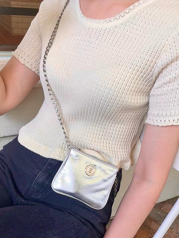 Chains Shiny Split-Joint Crossbody Bags Bags Accessories