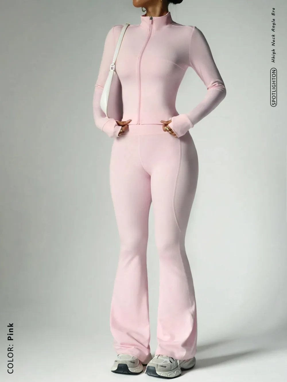 Women's Street Style 2-Piece Bodycon Activewear Set