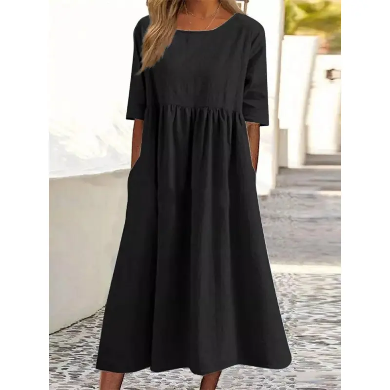 🔥9 Packs $27 - Women's Summer New Cotton and Linen Dress