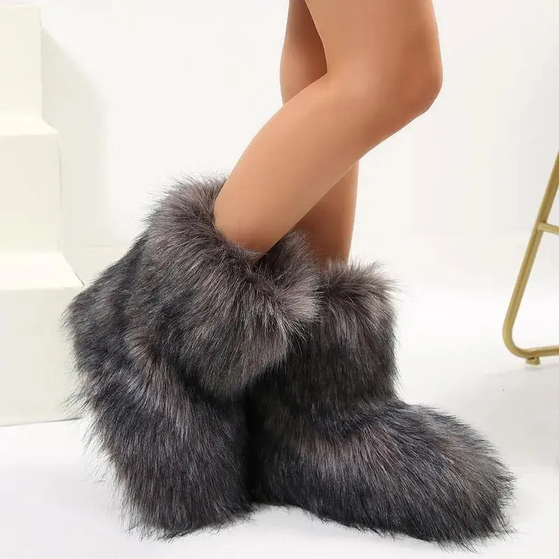 🔥Clearance sale,Limited to Christmas only 🔥Women's Trendy Fur Winter Boots