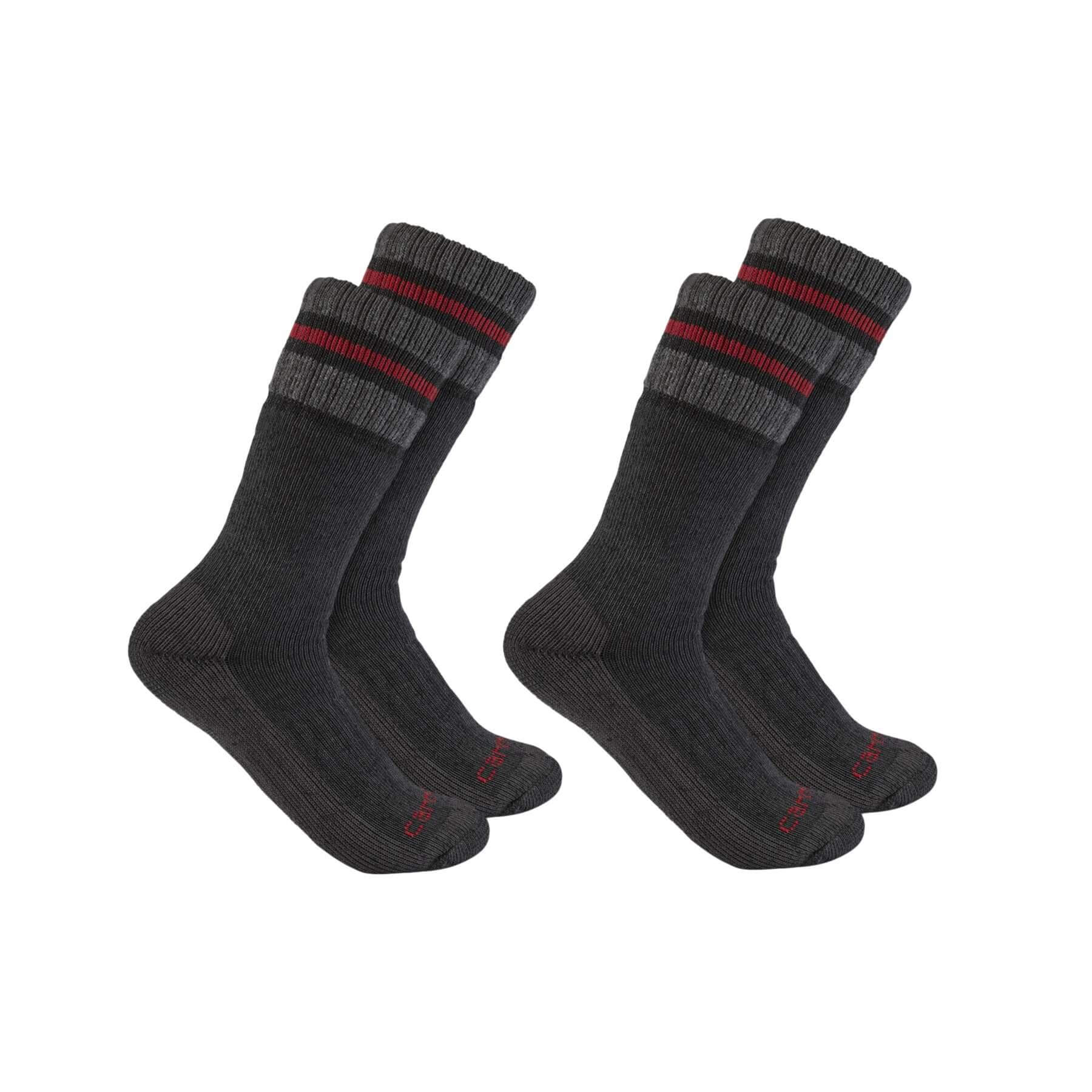 CHT Synthetic-Wool Blend Moisture-Wicking Boot Socks 2 Pairs SB7742M