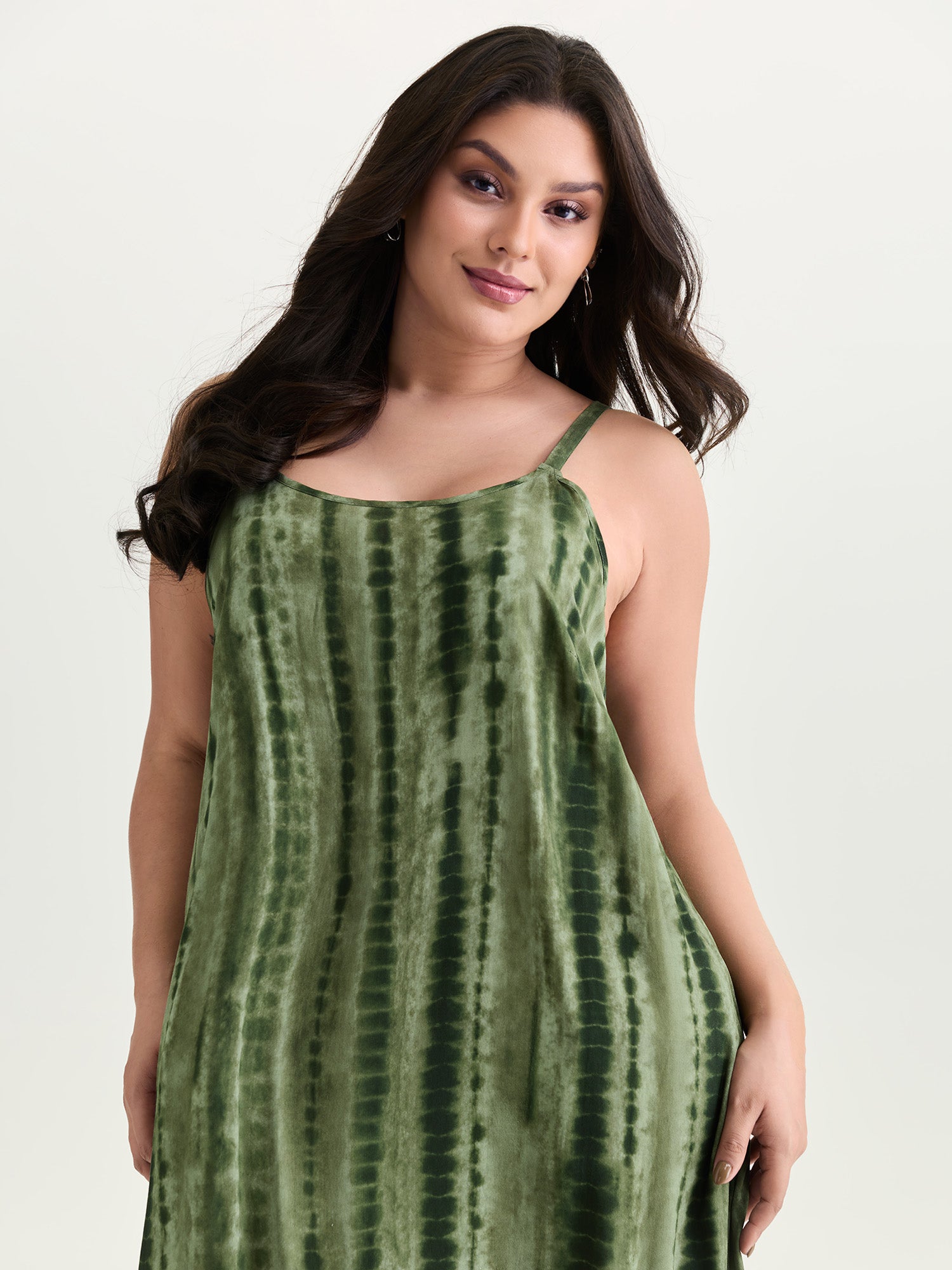 Tie-Dye Effect Cami Maxi Dress