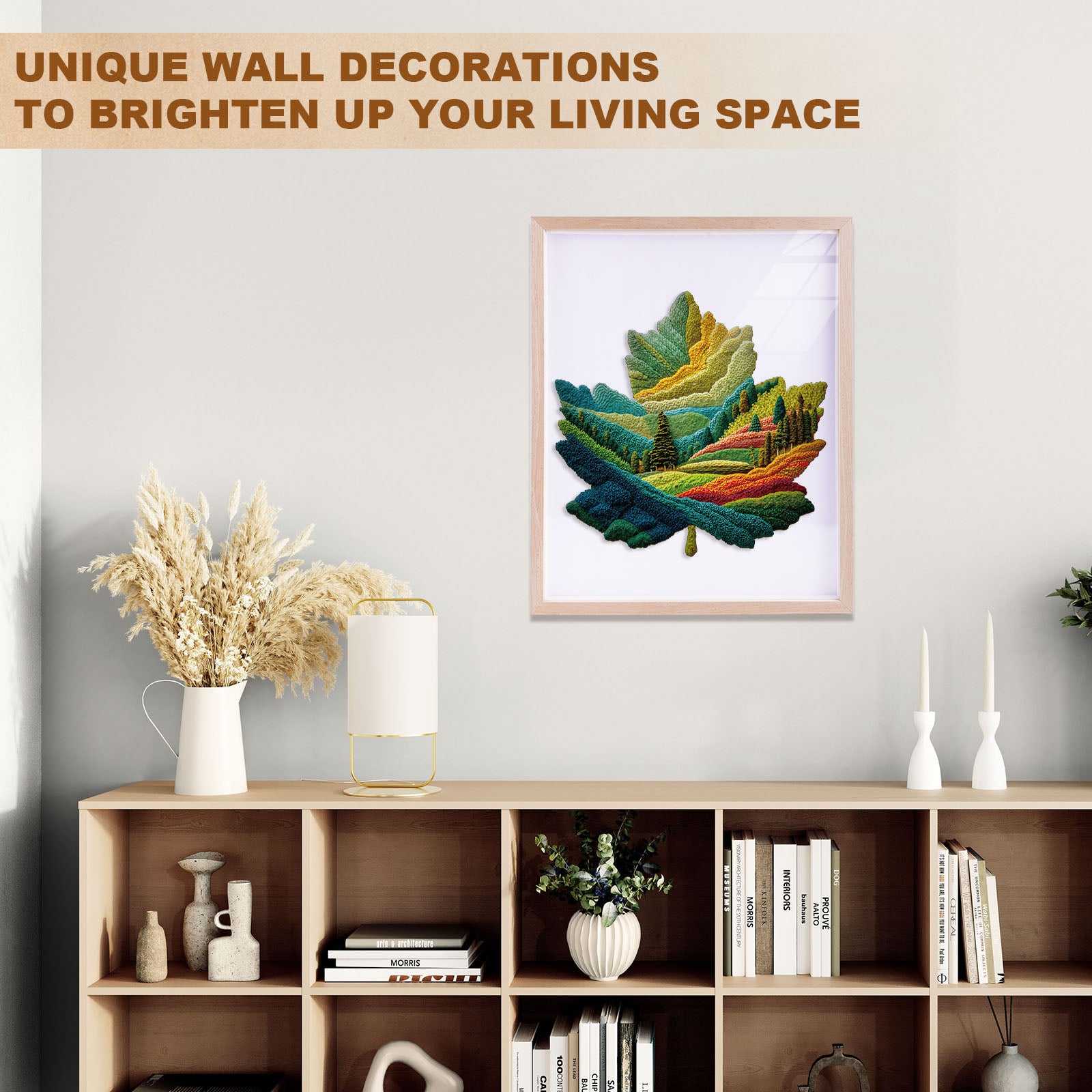 Felt maple leaf Wooden Jigsaw Puzzle