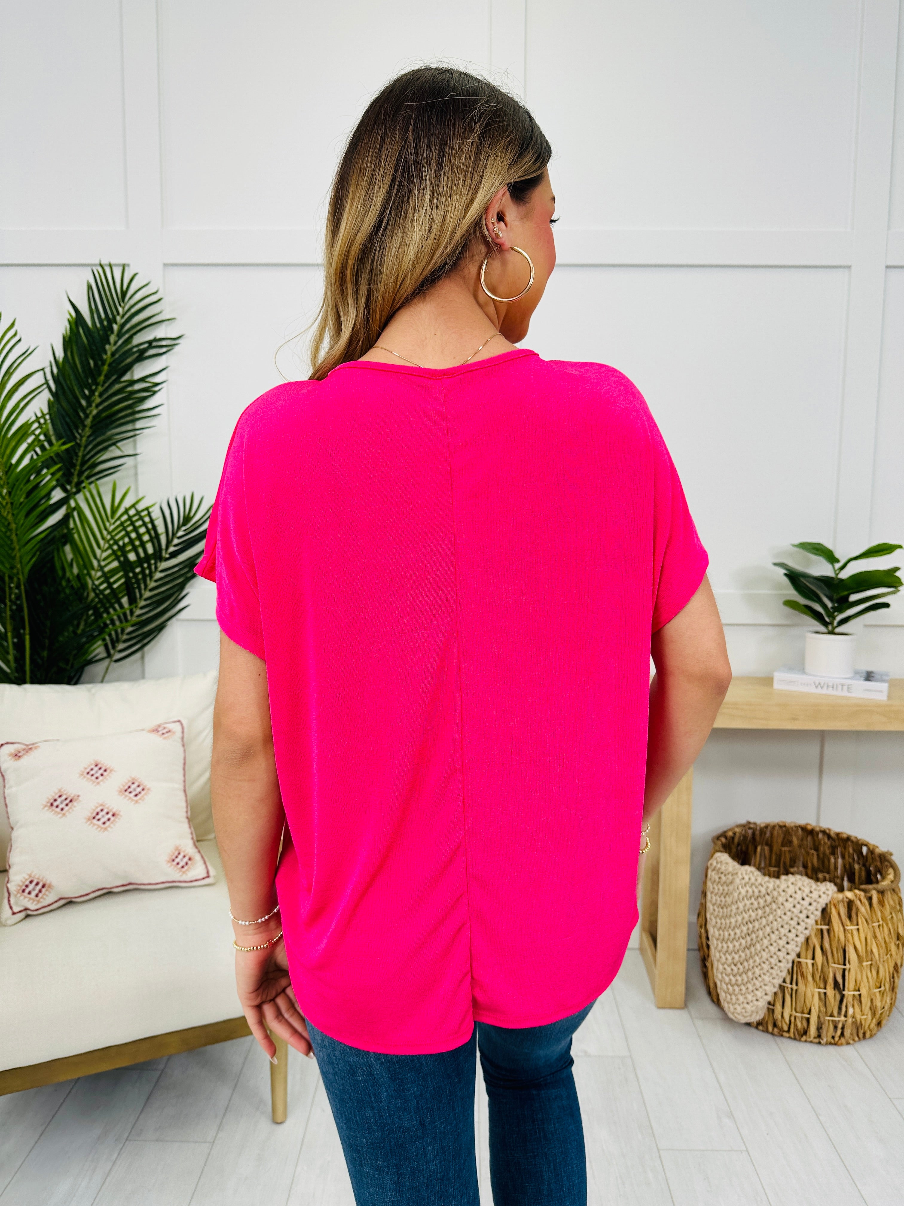 Cut To Perfection Top- Multiple Colors!