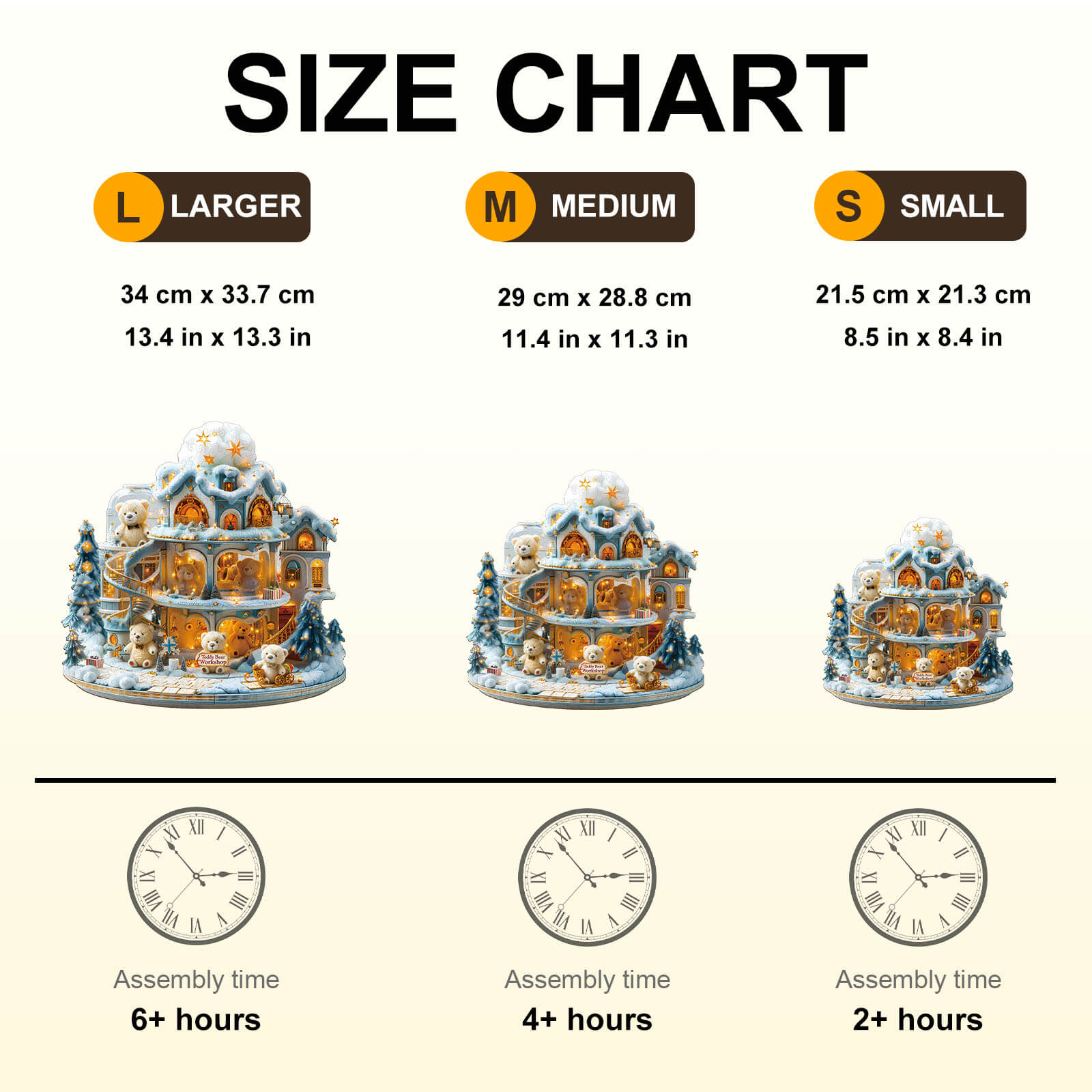 Teddy Bear Workshop Wooden Jigsaw Puzzle