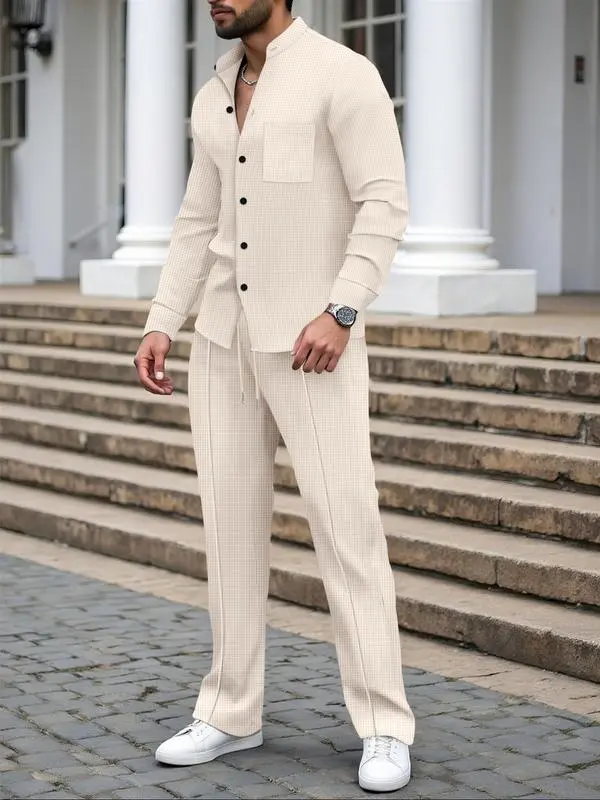 Men's new spring and autumn suit set