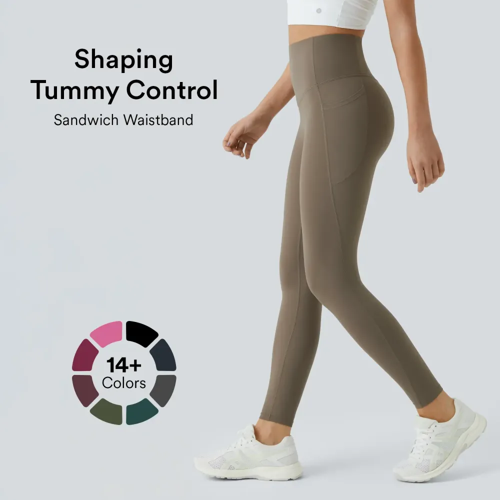Halara UltraSculpt High-Waisted Abdominal Shaping Training Leggings
