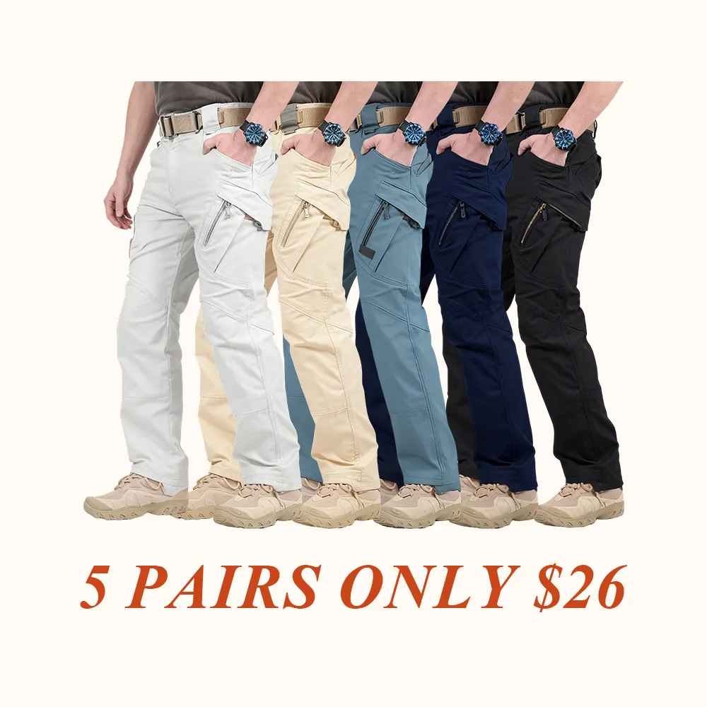 Men's Lightweight Casual Work Pants, Men's Tactical Mountaineering Pants