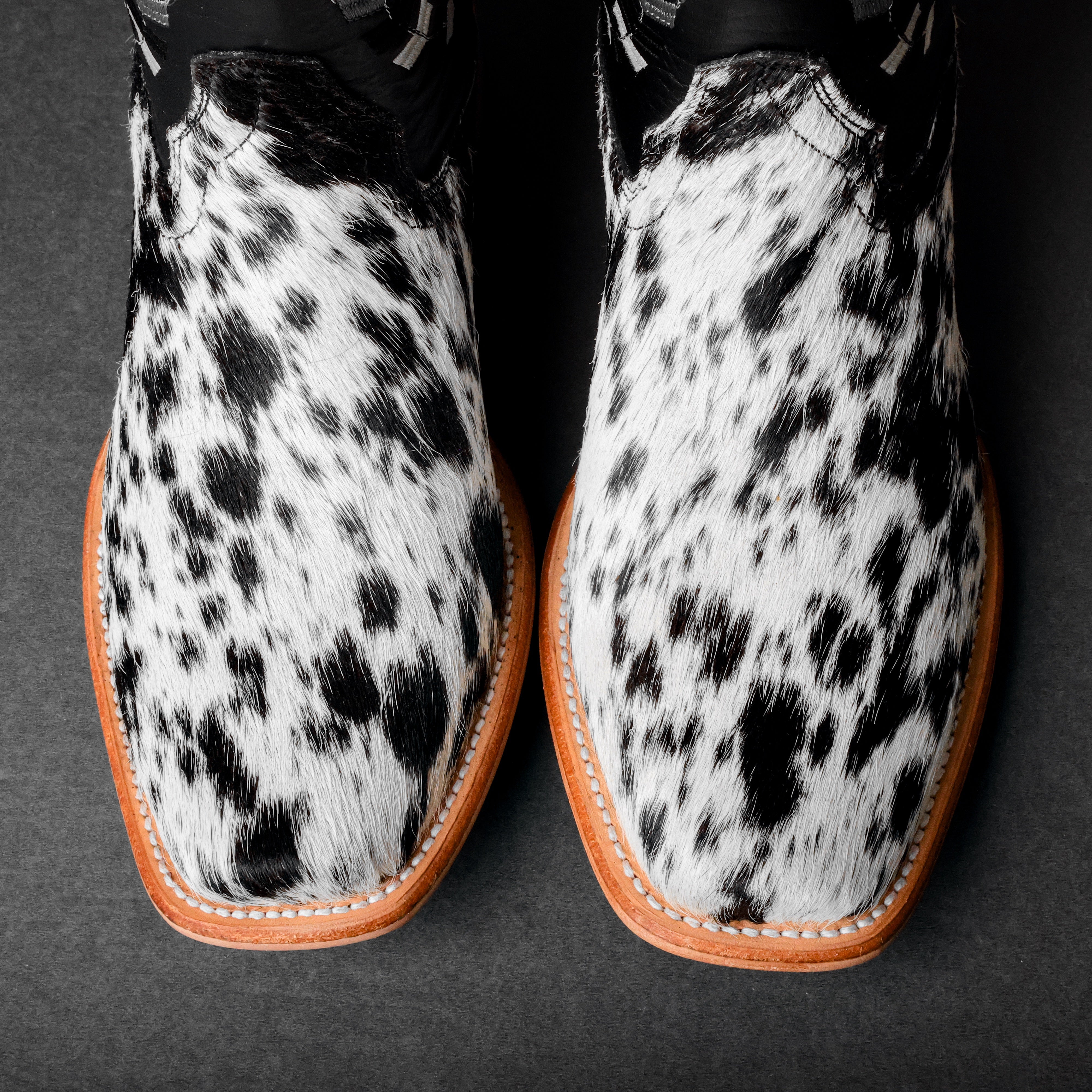 Genuine Cowhide Boots - Cutter Toe