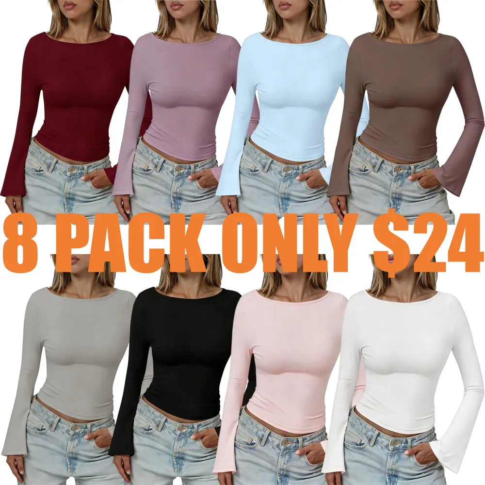 Women's Long Bell Sleeve Shirts