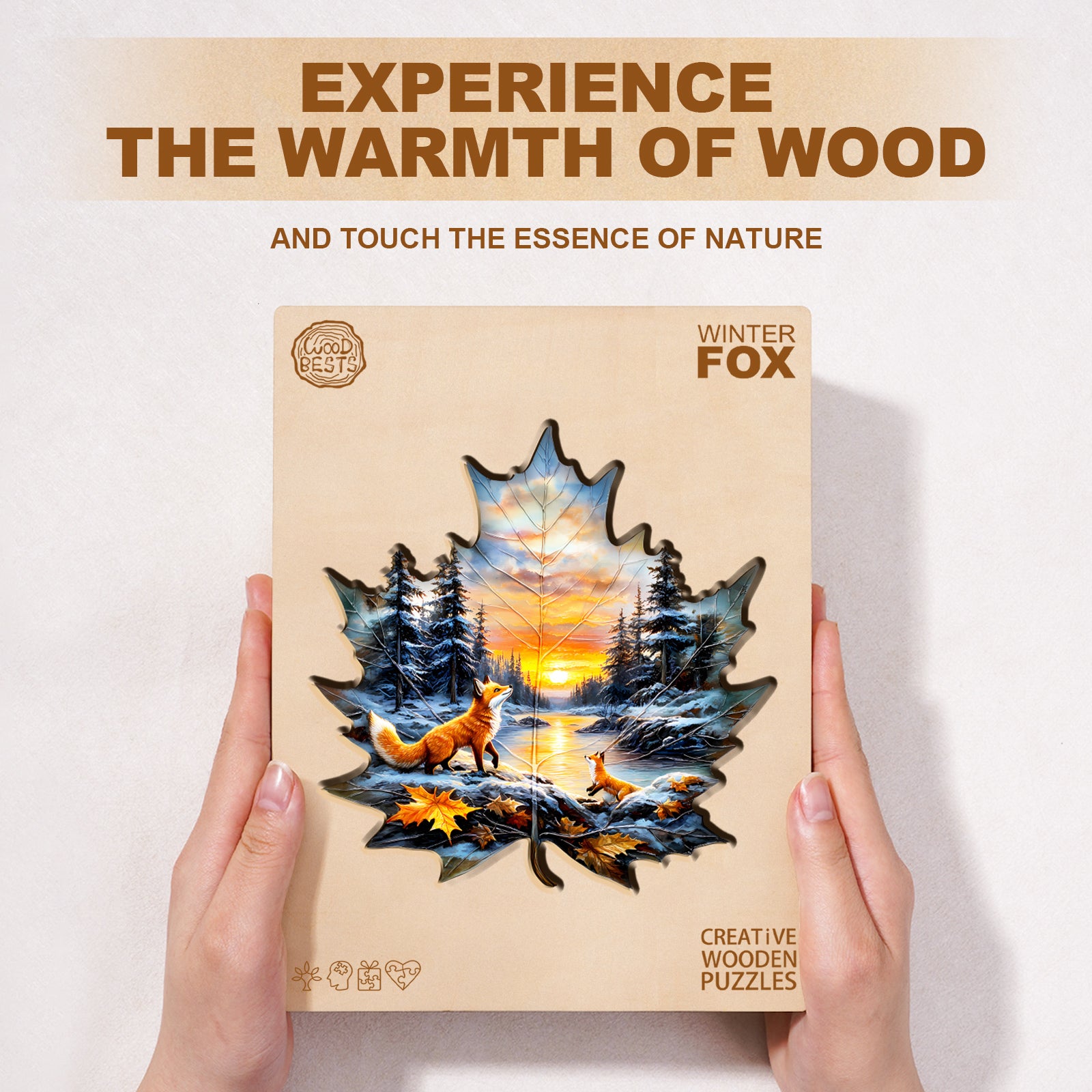 Winter fox Jigsaw Puzzle