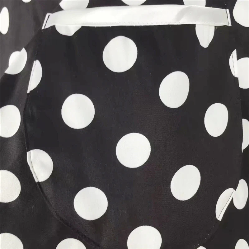 Flared Polka Dot Princess Apron