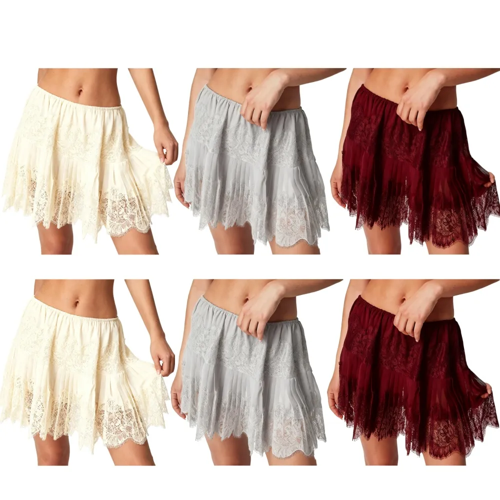 2025 Women's Cable Knit Lace Mini Sweater Dress 2PC