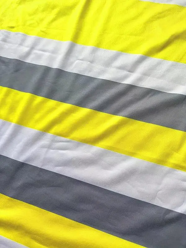 Women's Plus Size Striped Print Short Sleeve Top & Pants Two-piece Set