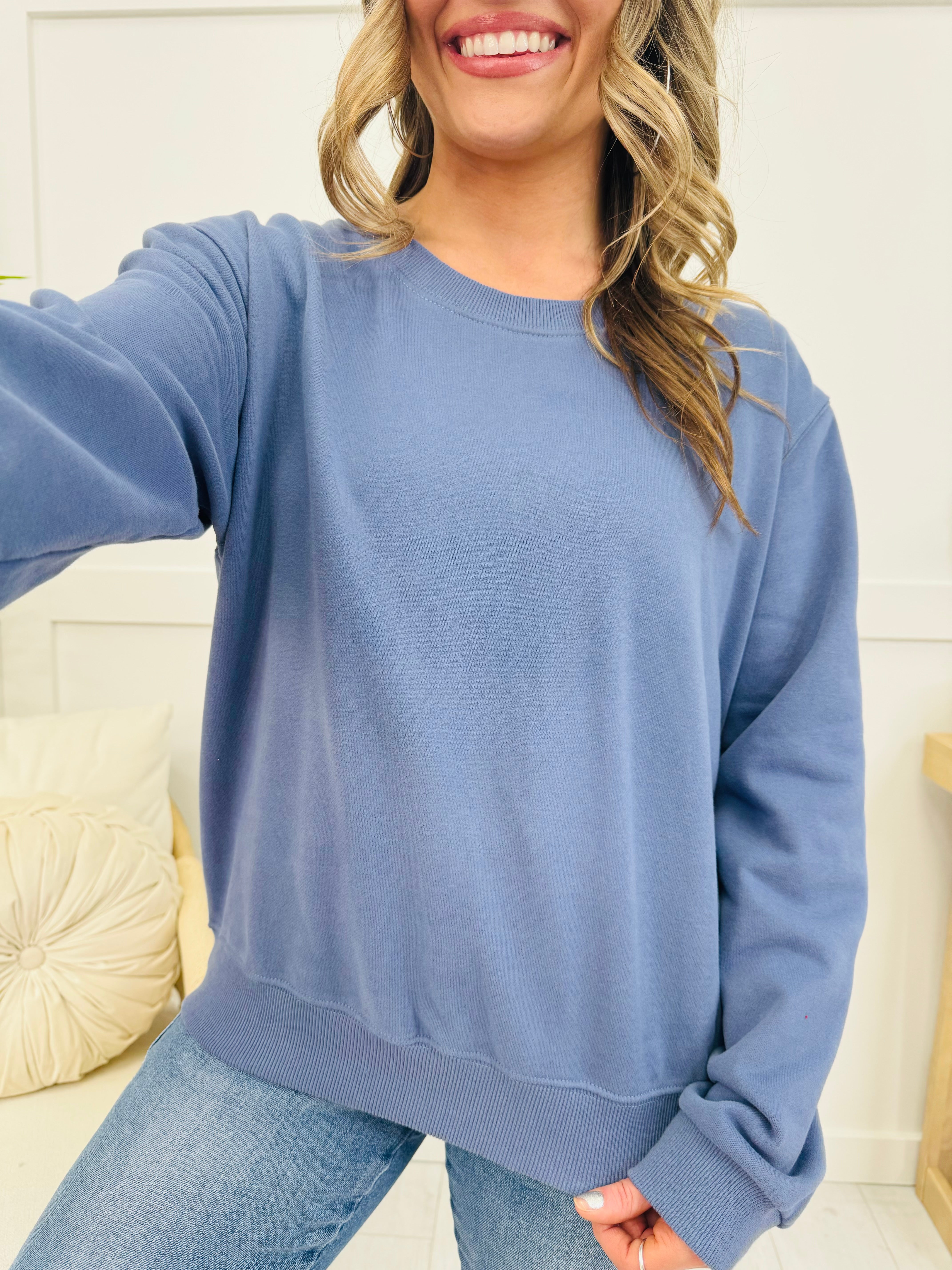 REG/CURVY MOCO Exclusive Basic Babe Pullover- Multiple Colors!
