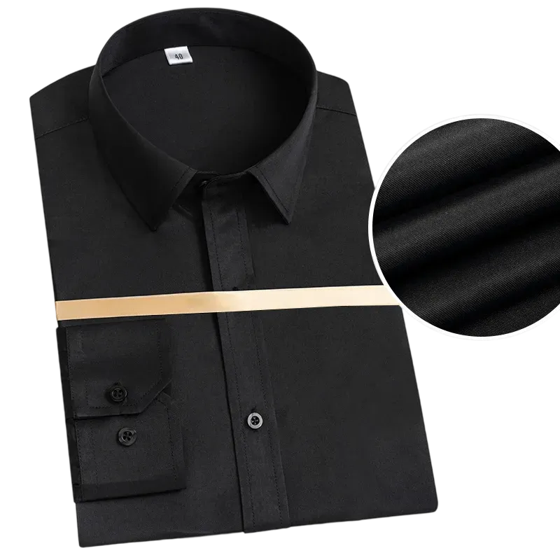 Business Shirt Men'S Long Sleeves With Suit Shirt Men'S Professional Work Shirt