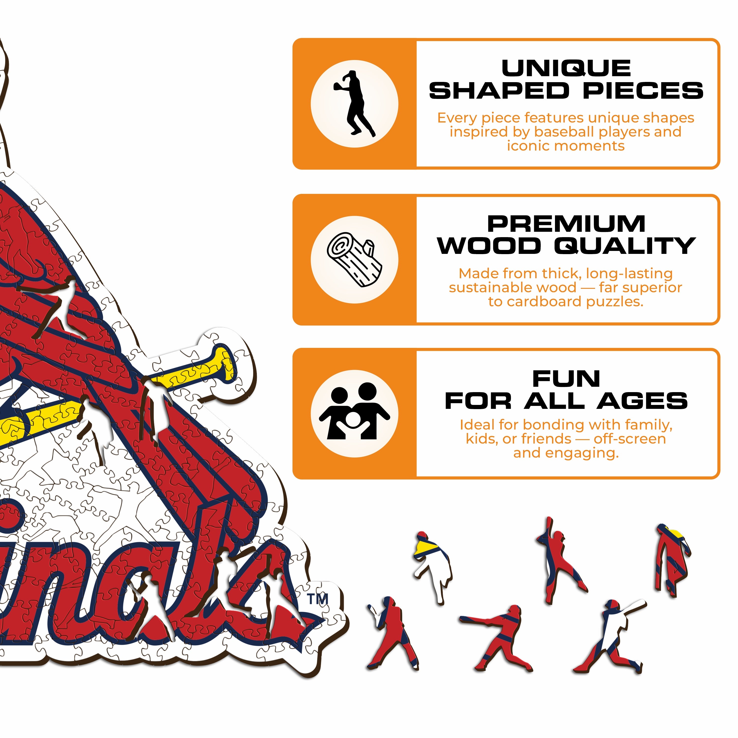 St. Louis Cardinals™ - Wooden Puzzle