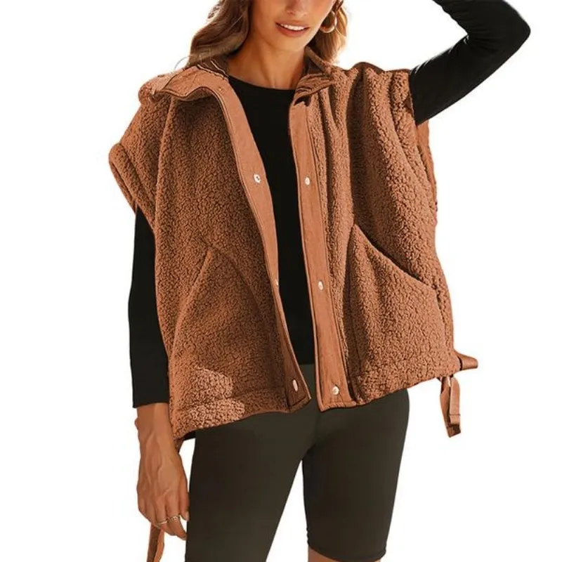 Women Warm Sherpa Fleece Vest