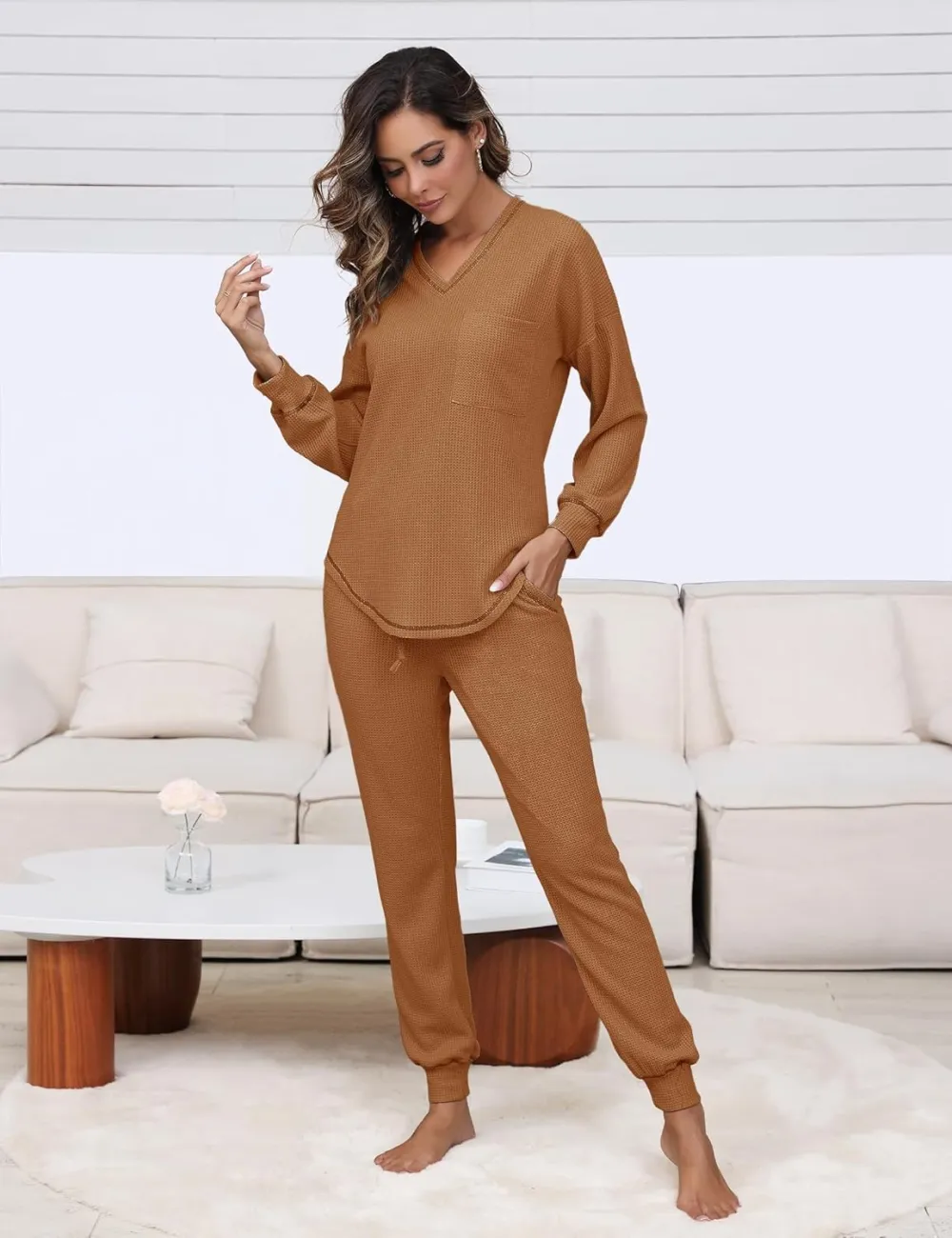 Womens Two Piece Outfits Lounge Sets