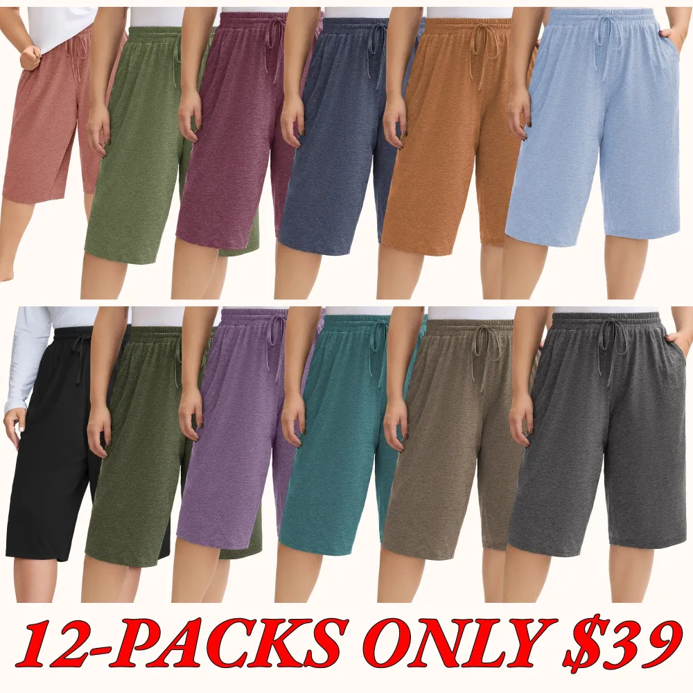 Color-block Knitted Drawstring Lounge Pants