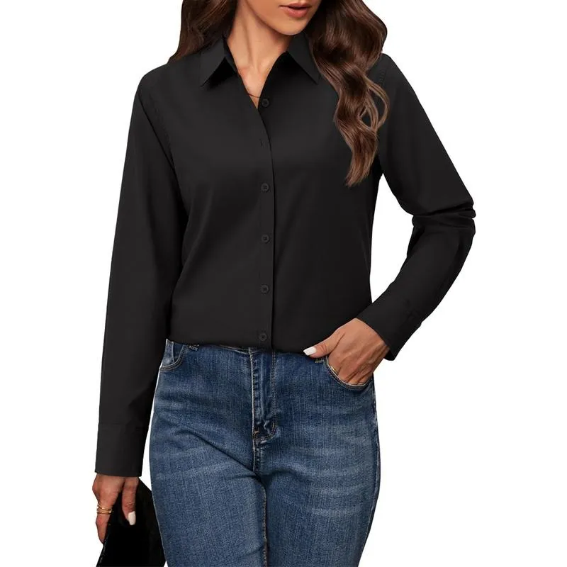 Button Down Shirts for Women Classic Fit Dress Shirt